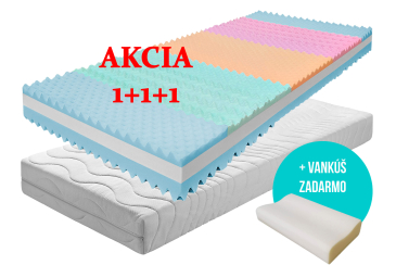 Matrac ONYX VISCO 1 + 1 + darček 2x vankúš Obrázok pre Matrac ONYX VISCO 1 + 1 + darček 2x vankúš