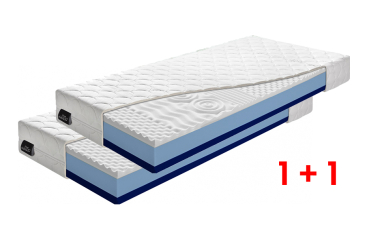 Matrac Pingui King 1 + 1 + darček 1x set paplón vankúš + darček 1x chránič matraca Obrázok pre Matrac Pingui King 1 + 1 + darček 1x set paplón vankúš + darček 1x chránič matraca
